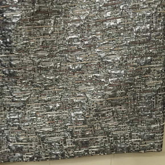 Banana Republic Sz 2 Silver Shimmer Mini Skirt - Picture 6 of 8